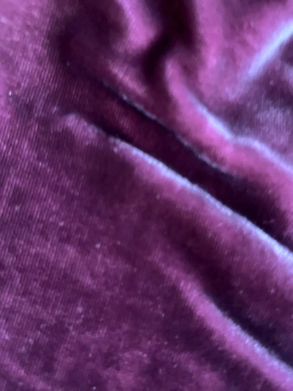 Garnet Hill • Silk Plum Velvet Maxi Skirt - Picture 8 of 8
